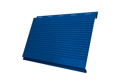Вертикаль 0,2 gofr 0.45 PE с пленкой RAL 5005 сигнальный синий