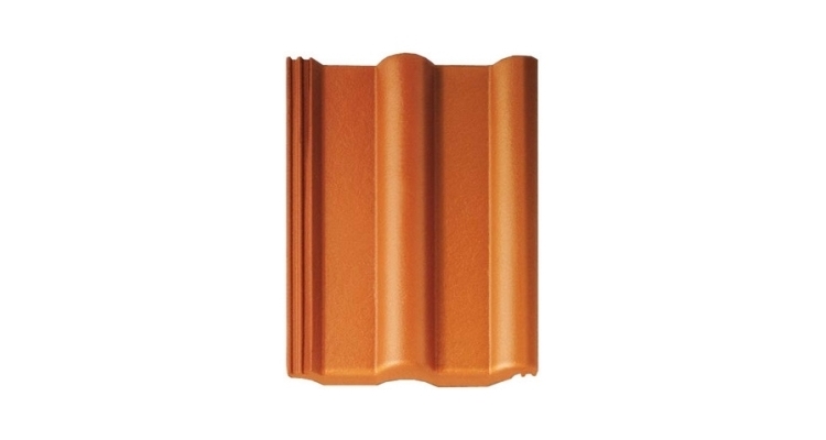 Рядная черепица Braas Франкфуртская красный