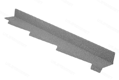 Планка примыкания правая AeroDek Quadro серый