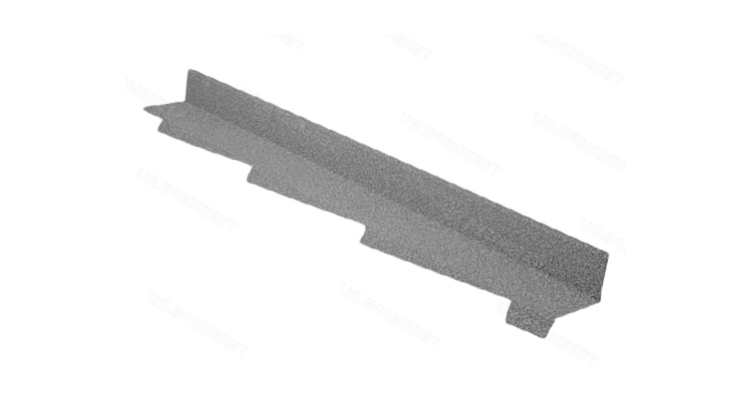 Планка примыкания правая AeroDek Quadro серый