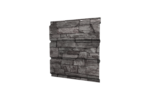 Софит металлический без перфорации 0,45 Print Elite с пленкой Fine Stone TwinColor
