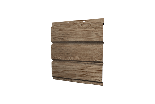 Софит металлический полная перфорация 0,45 Print Elite с пленкой White Wood TwinColor