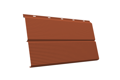 ЭкоБрус 0,345 Gofr GL 0.45 Drap RAL 8004 терракота