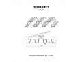 Профнастил Н114 x 750 A покрытие ПЭ 01 RAL 9003 1 мм