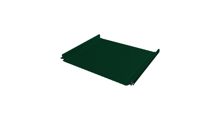 Кликфальц Pro Gofr Grand Line 0,45 Drap TX с пленкой на замках RAL 6005 зеленый мох