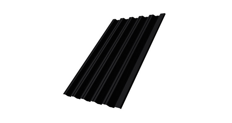 Профнастил HC35R 0,5 Velur X RAL 9005 черный
