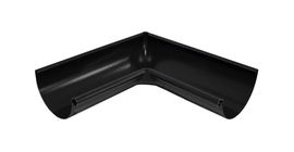 Угол желоба внутренний 90 гр 150 мм Мatt RAL 9005 черный