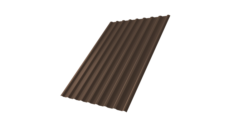 Профнастил С20R 0,45 Drap-double TX RAL 8017 шоколад