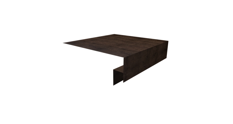Планка околооконная сложная Экобрус Grand Line 200х50х25 0,45 Print Elite Antique Wood TwinColor (3м)