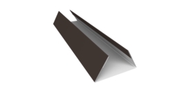 Планка стыковочная составная нижняя 0,5 Satin Matt RR 32 темно-коричневый (2м)