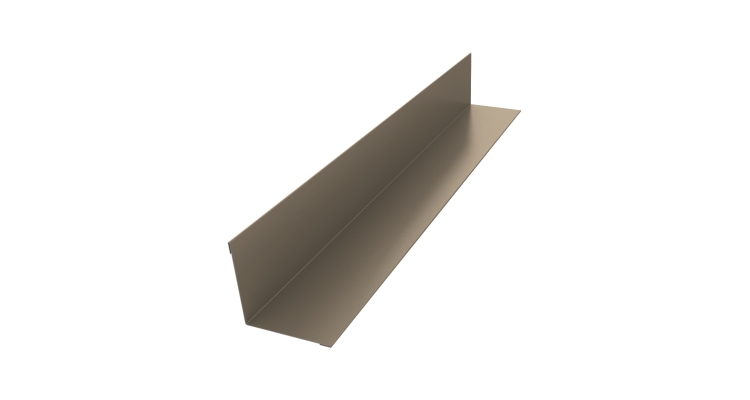 Угол внутренний 50х50 0,5 Satin с пленкой RAL 1015 светлая слоновая кость (3м)