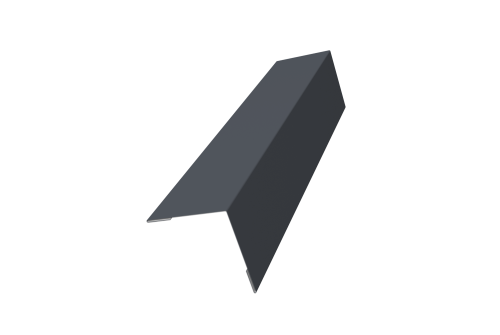 Угол внешний 50х50 0,5 Satin Matt RAL 7024 мокрый асфальт (2м)