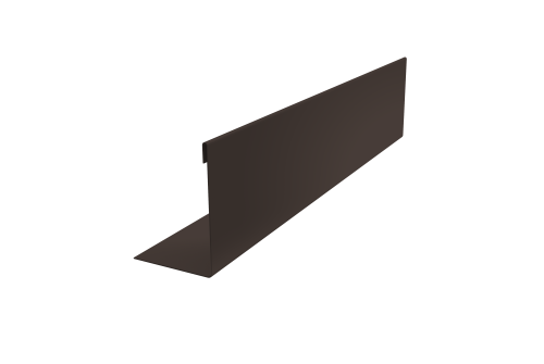 Нащельник 125 Texas 25х35 0,45 Drap-double TX RR 32 темно-коричневый (L1,8)