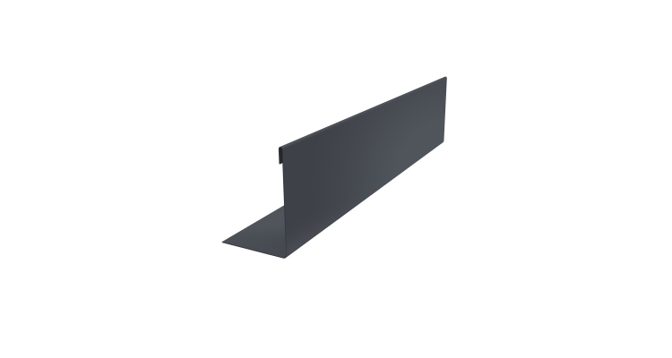 Нащельник 125 Texas 25х35 0,5 Atlas X RAL 7024 мокрый асфальт (L2,0)