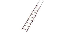 Лестница кровельная Grand Line RAL 3009 2,76м
