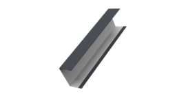 Крышка жалюзи Milan,Tokyo 0,5 Satin RAL 7024 мокрый асфальт (2,5м)