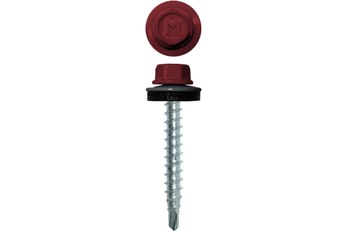 Саморез кровельный Daxmer 4,8х29 RAL 3003 (250) сверло №1